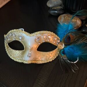 Mardi Gras or Masquerade Ball Mask-HANDMADE